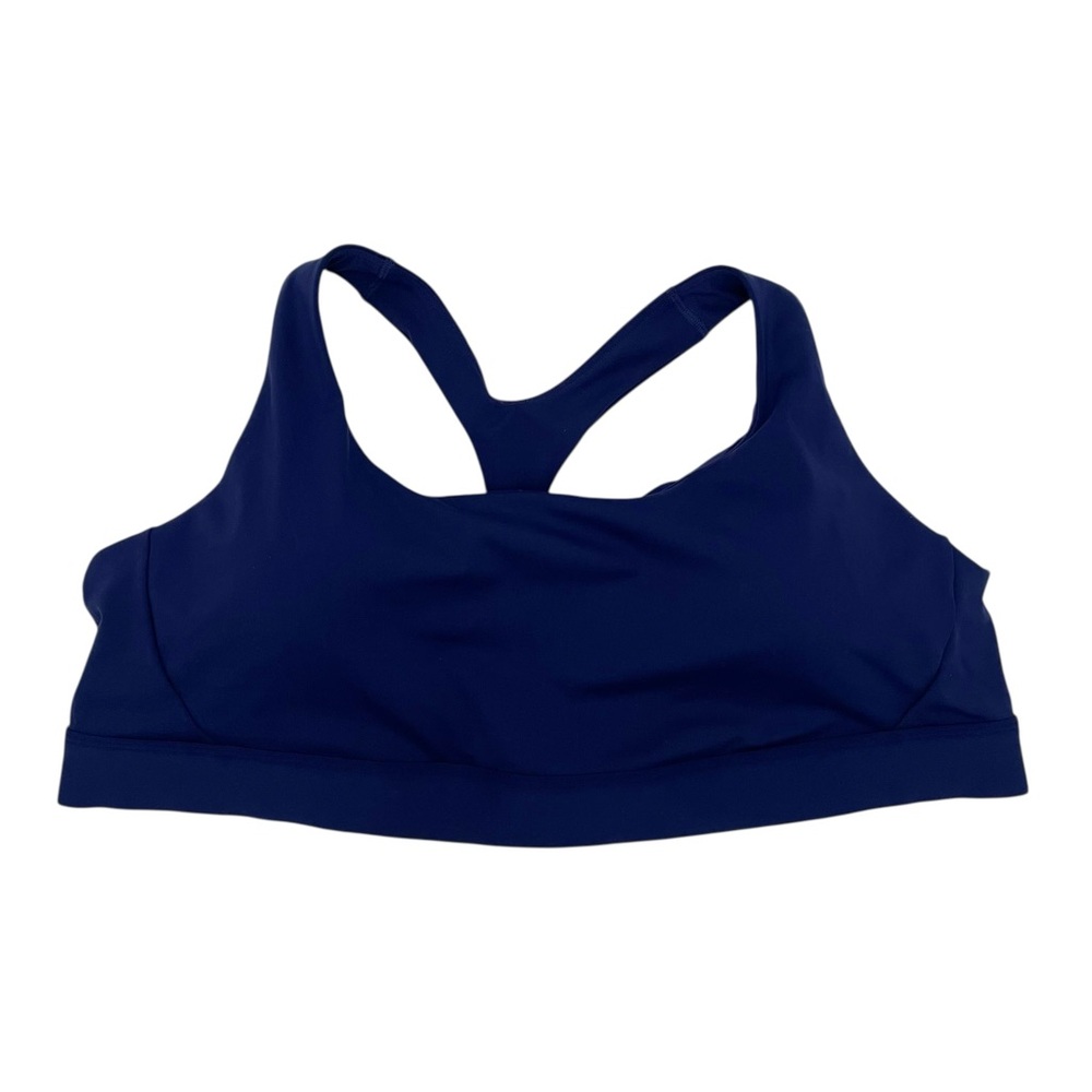 NEW Athleta Ultimate Sports Bra D-DD+ Size 3X Navy Blue High Impact Compression